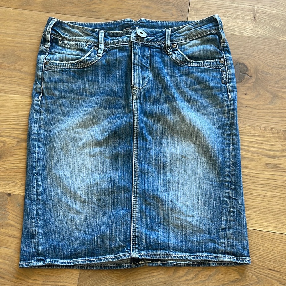 SILVER Monroe jean skirt, size W26